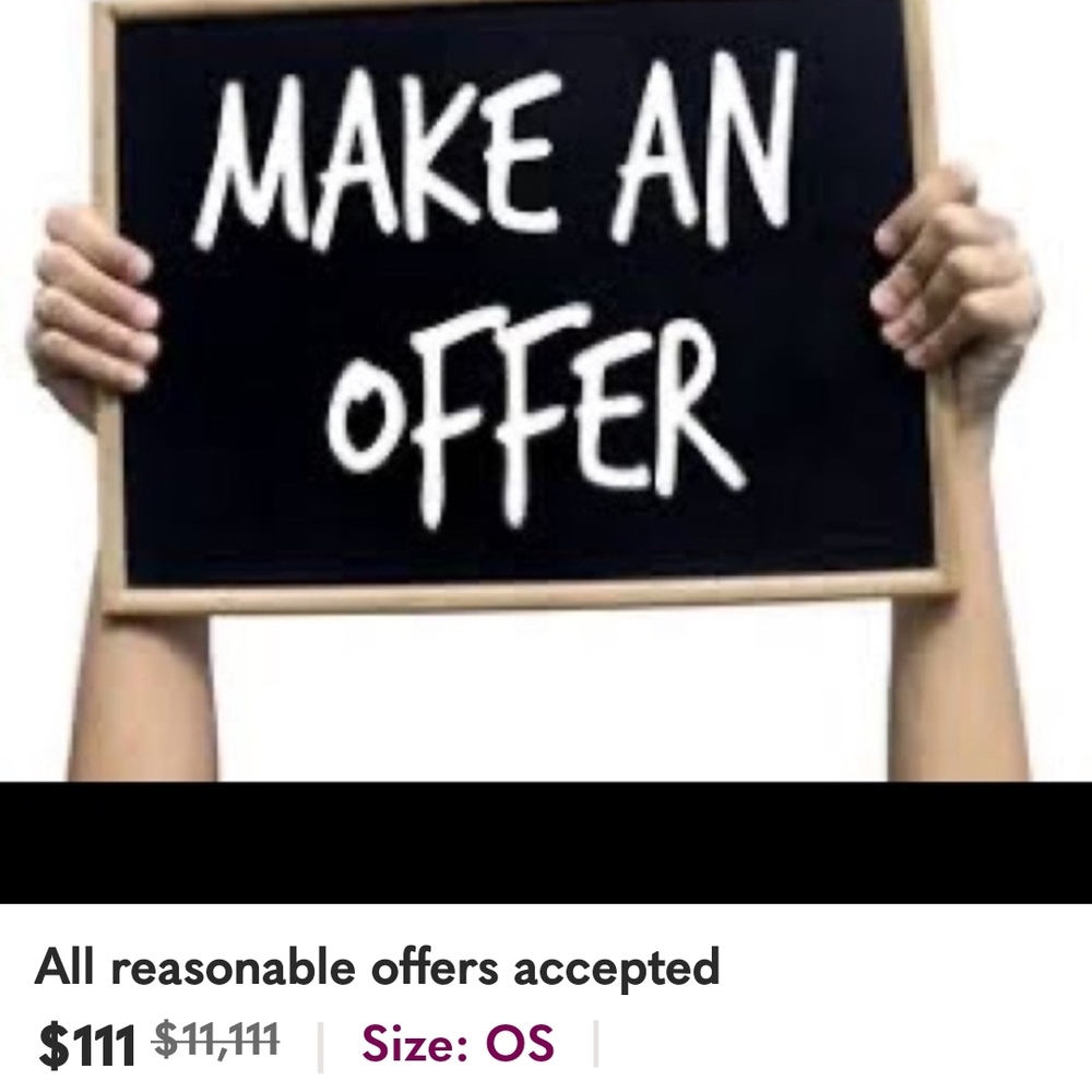 Make an Offer Sign